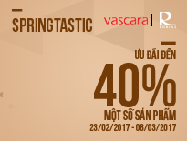 Vascara Robins – Springtastic - Ưu đãi đến 40% một số sản phẩm