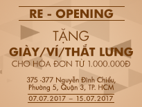 Re-Opening Vascara Nguyễn Đình Chiểu -  Tặng Giày/Ví/Thắt Lưng cho hóa đơn từ 1.000.000 đồng