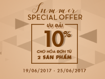 Summer Special Offer - Ưu đãi 10% cho hóa đơn từ 2 sản phẩm