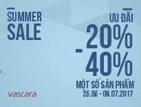 Summer Sale – Vascara Vincom Phạm Ngọc Thạch – Ưu đãi 20 – 40%  một số sản phẩm