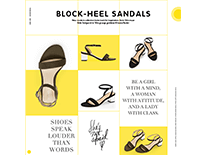 Block Heel Sandals – Bỏ túi bí quyết thanh lịch của quý cô hiện đại