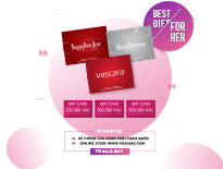 Gift Cards 2017 – Quà tặng tinh tế và tiện ích cho các fashionista