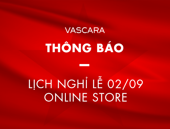 Online Store - Thông báo lịch nghỉ lễ 02/09