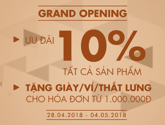 GRAND OPENING – VASCARA VINCOM BẢO LỘC, VINCOM TRẦN PHÚ, VINCOM LONG AN