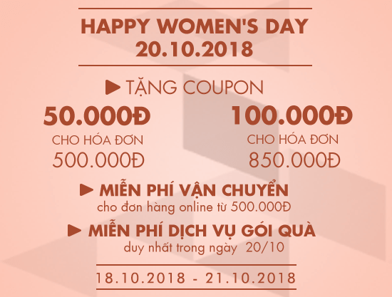 Vascara - Ưu đãi hấp dẫn mừng Ngày Phụ nữ Việt Nam 20.10 - vascara.com