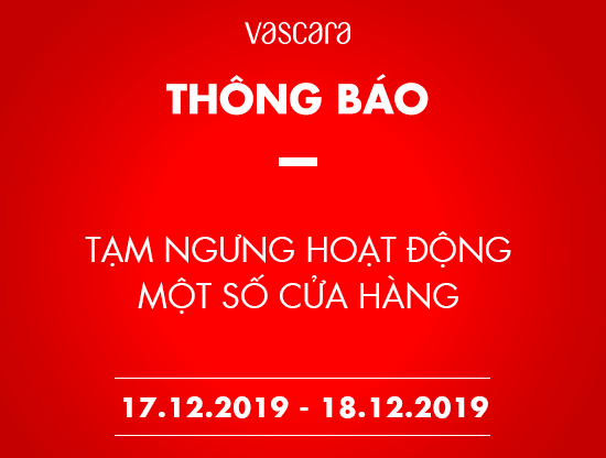 Year End Party - Thông báo tạm ngưng hoạt động một số cửa hàng