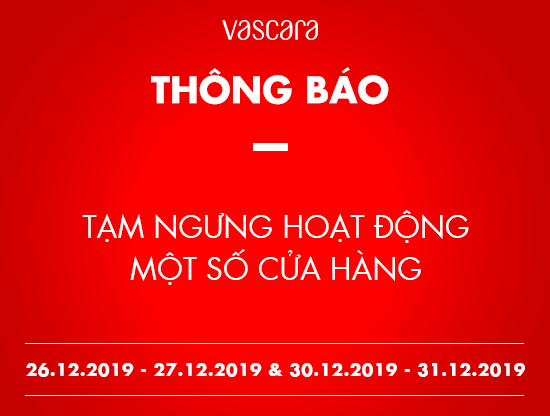 Year End Party - Thông báo tạm ngừng hoạt động một số cửa hàng miền Nam