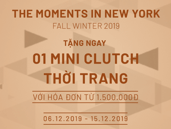Fall Winter 2019 – Nhận ngay 01 Mini Clutch thời trang khi mua sắm - vascara.com