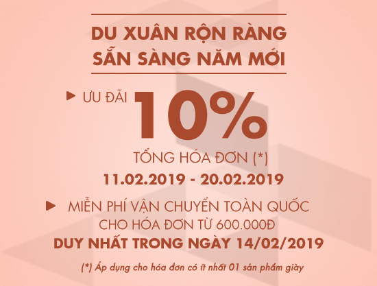 Du xuân rộn ràng – Ưu đãi 10% và được áp dụng kèm thẻ VIP