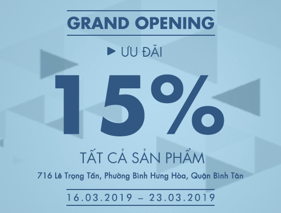 Grand Opening Vascara Lê Trọng Tấn – Ưu đãi 15% tất cả sản phẩm