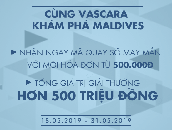 Quay số liền tay – Trúng ngay chuyến du lịch Maldives trị giá 79.980.000đ