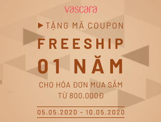 Nhận ngay coupon miễn phí vận chuyển 01 năm