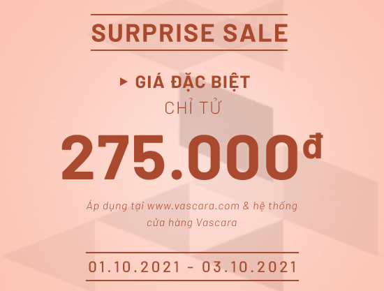 Surprise Sale - Giá Đặc Biệt Chỉ Từ 275.000đ