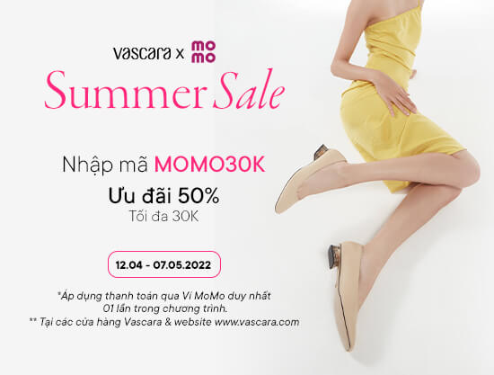 MoMo Summer Sale - Ưu đãi 50% khi nhập mã MOMO30K