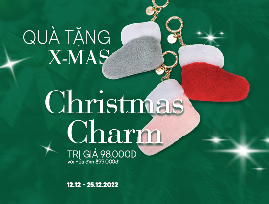 Happy Holiday ’22 – Tặng Christmas Charm trị giá 98.000đ với hoá đơn 899.000đ