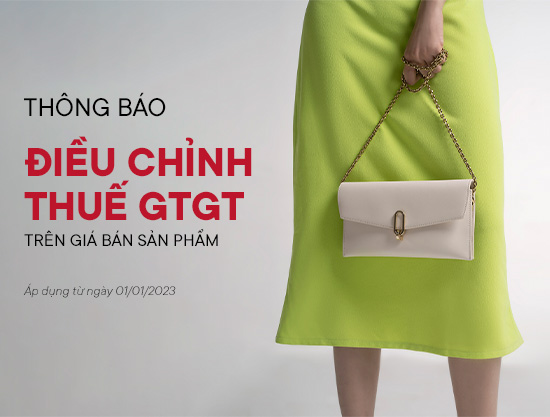 Thông báo: Điều chỉnh thuế GTGT trên giá bán sản phẩm