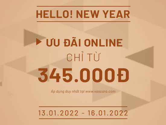 Hello! New Year - Ưu đãi online từ 25% - 45% 