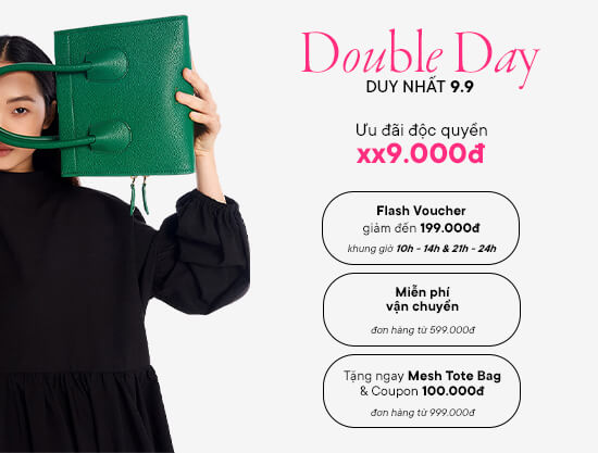 Double Day 9.9 - Ưu Đãi Đặc Biệt xx9.000đ & Tặng thêm Coupon đến 199.000đ kèm Quà Tặng và Miễn Phí Vận Chuyển