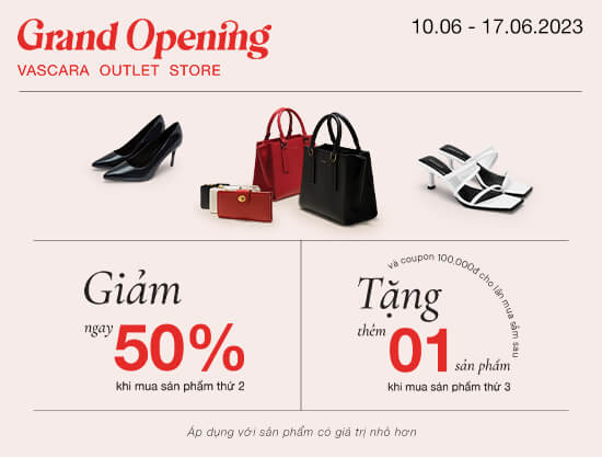 GRAND OPENING - VASCARA OUTLET STORE BIGC THĂNG LONG
