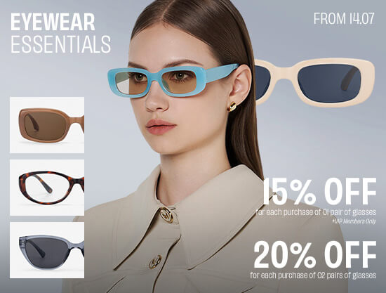  EYEWEAR ESSENTIALS - Pick your perfect shape!