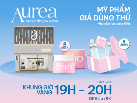 AUREA - UNLEASH THE GLOW WITHIN: Khám phá thế giới làm đẹp hoàn toàn mới tại Vascara