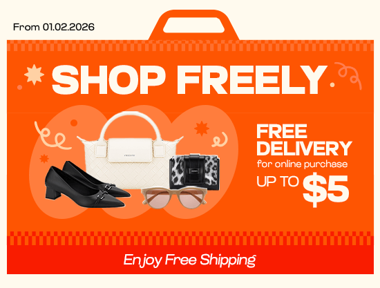 SHOP FREELY - ENJOY FREE SHIPPING