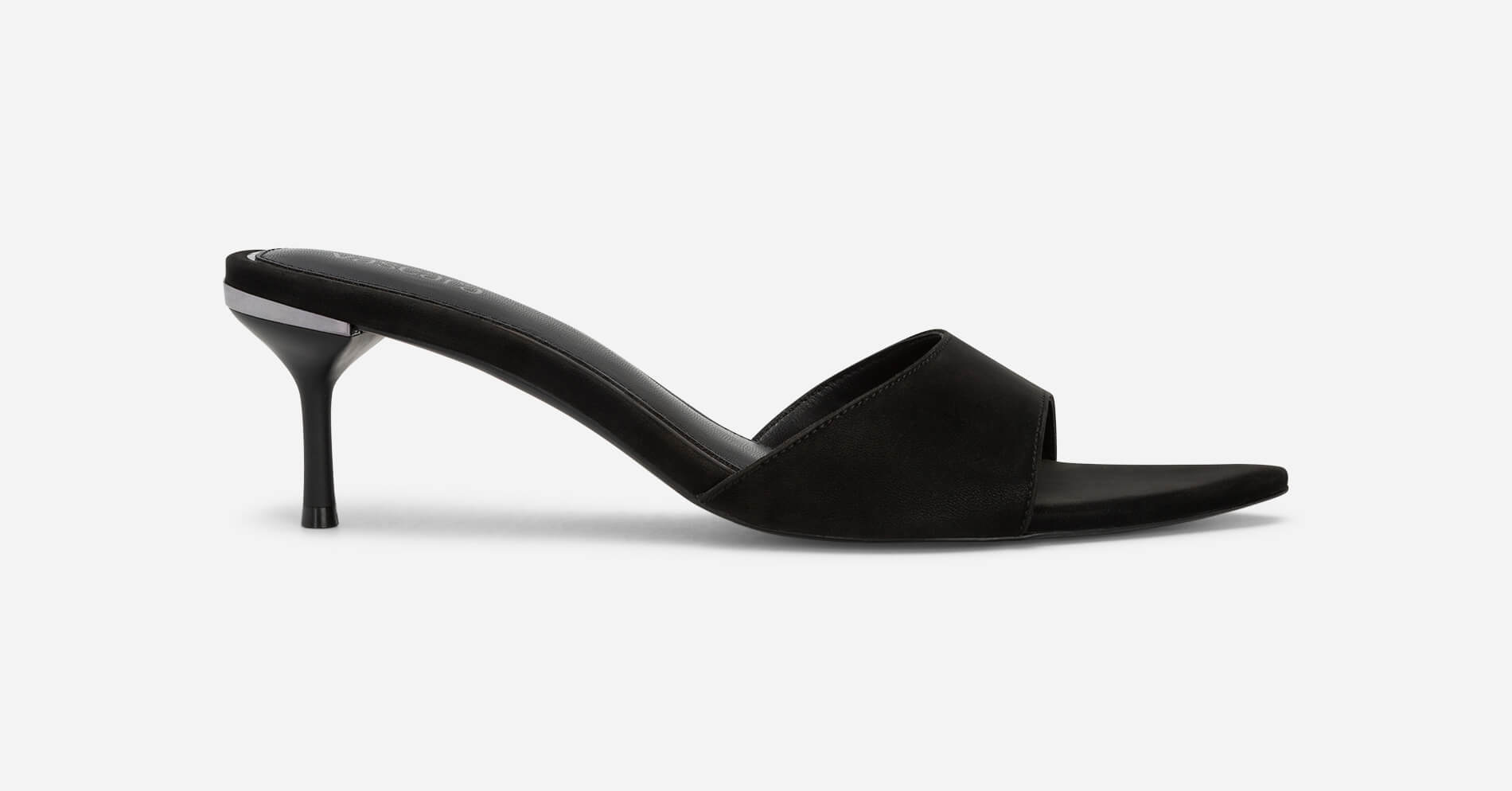 Velvet sales mule heels