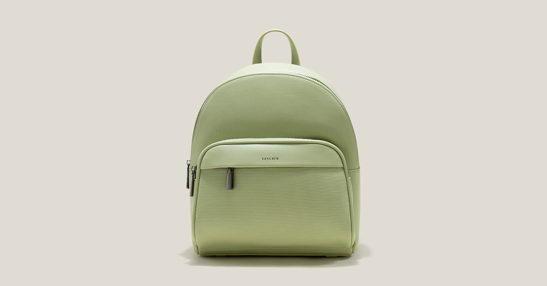Embossed Side Box Backpack - BAK 0190 - Mint | VASCARA