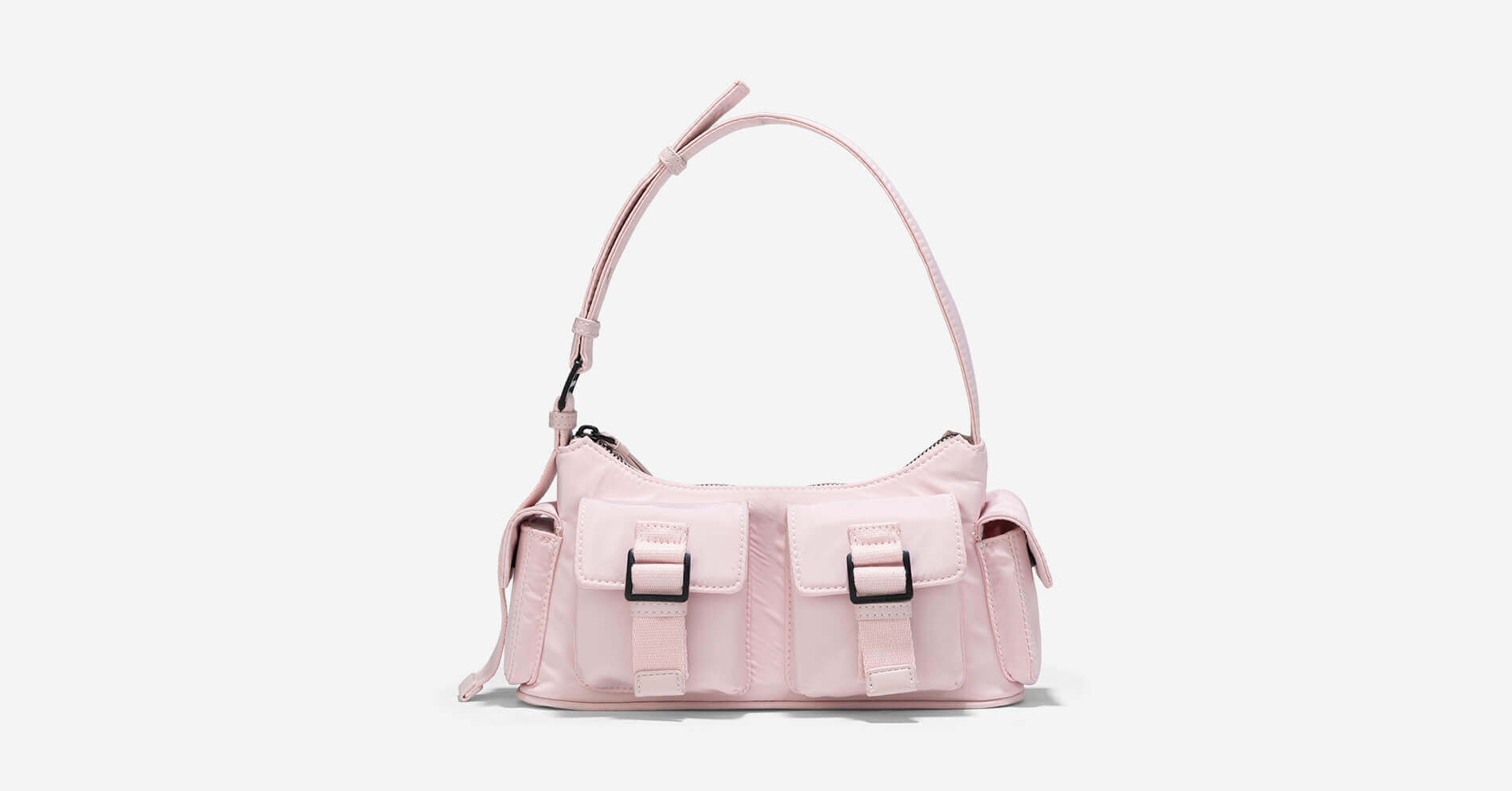 Multi-Compartment Parachute Fabric Mini Pocket Bag - MES Multi-Compartment Parachute Fabric Mini Pocket Bag - MES