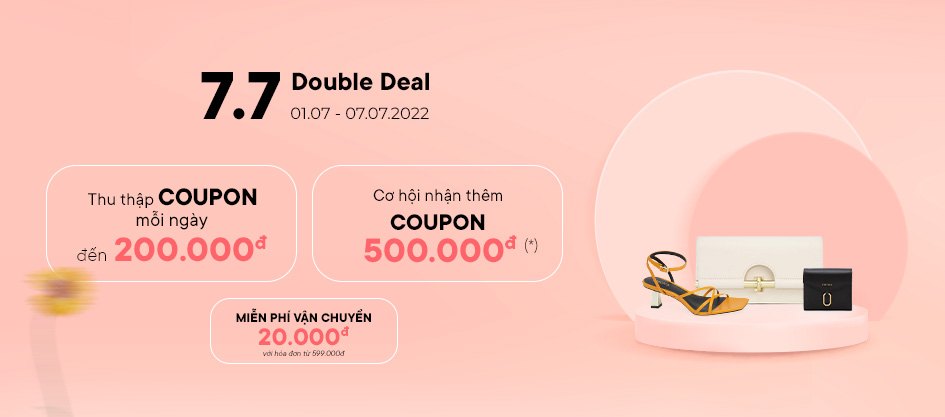 7.7 Double Deal - Thu thập coupon đến 500.000đ cùng nhiều ưu đãi khác