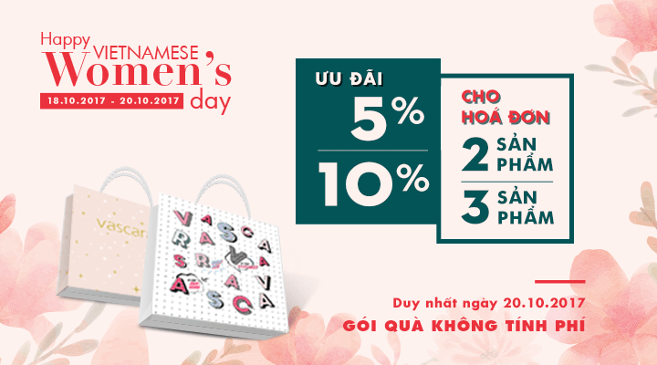 Gift card 20.10 - Thẻ quà tặng phụ nữ Việt Nam 20.10