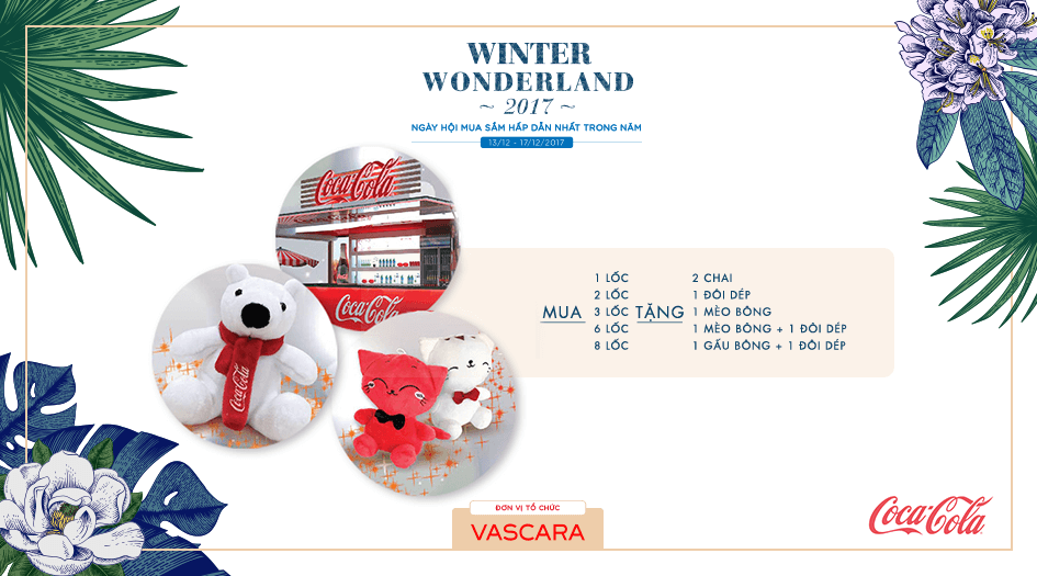 Coca-cola bùng nổ quà tặng và nhiều chương trình khuyến mãi tại Winter Wonderland 2017
