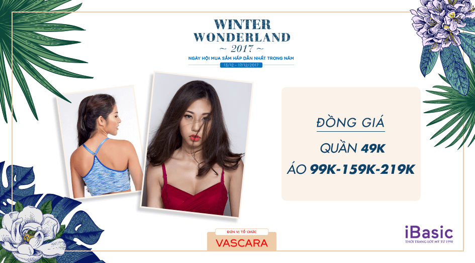 IBasic ưu đãi đồng giá tại lễ hội mua sắm Winter Wonderland 2017