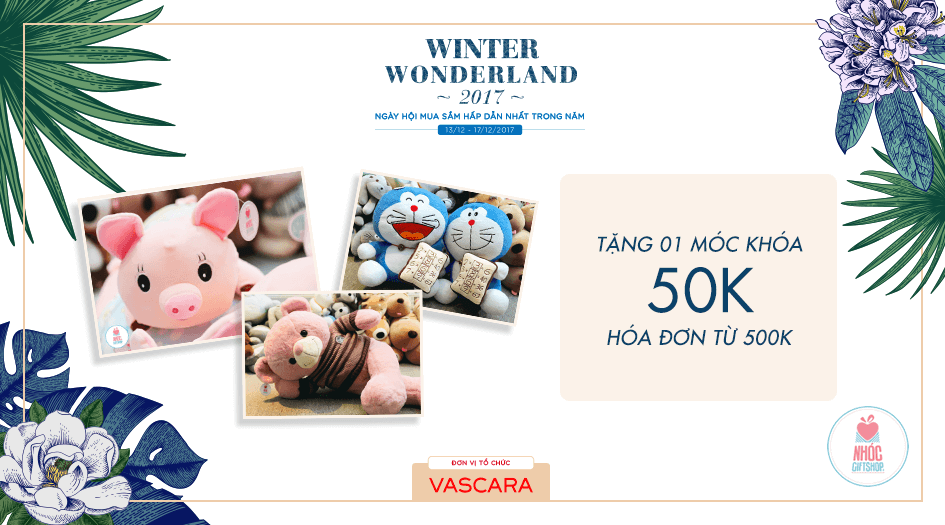 Nhóc Giftshop ưu đãi tại Winter Wonderland