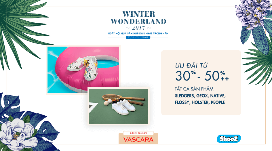 Hạ Vàng ưu đãi từ 30 - 50% tại Winter Wonderland