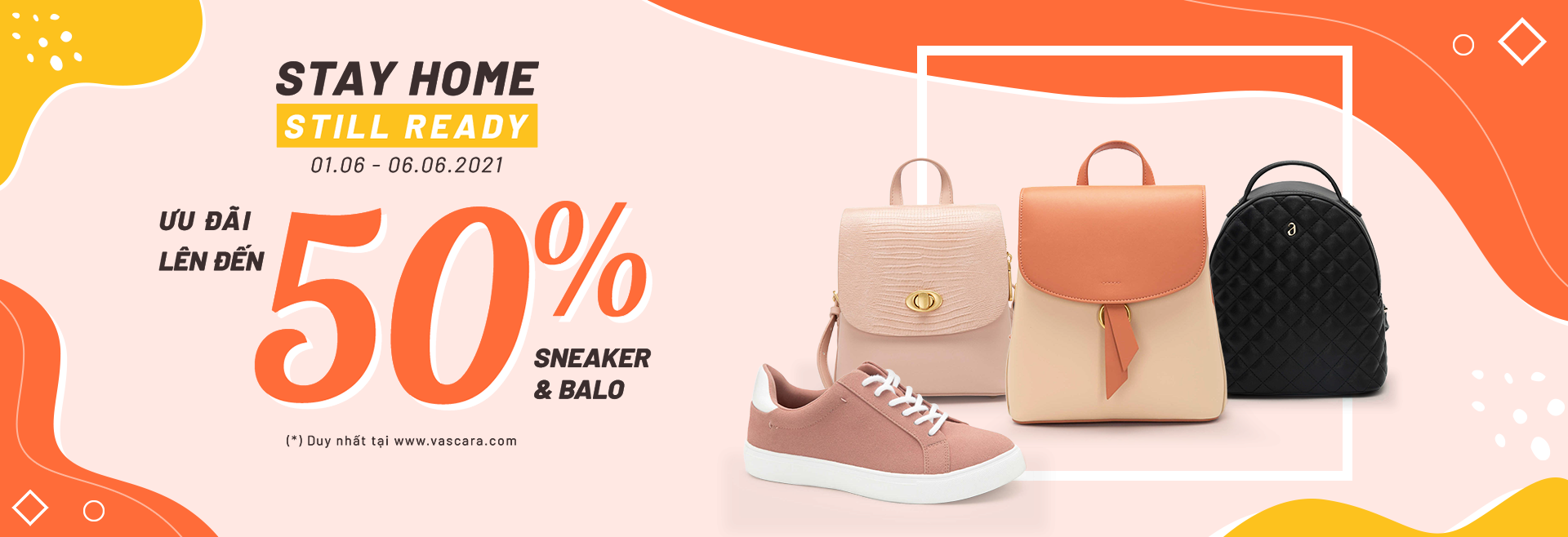Giảm 15% cho các sản phẩm Balo & Sneaker
