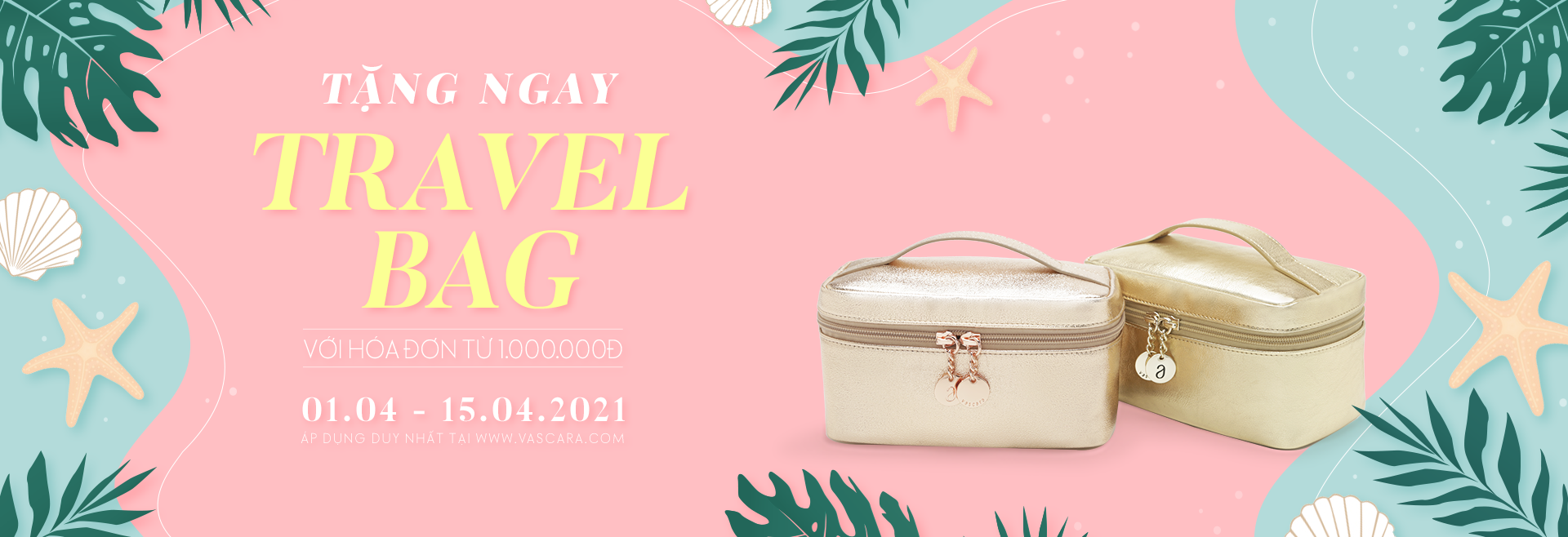 Tặng ngay Travel Bag với hóa đơn online từ 1.000.000đ